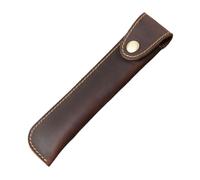 Zkydhbd Étui à stylo en cuir pour homme et femme, marron