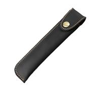 Zkydhbd Étui à stylo en cuir pour homme et femme, Noir