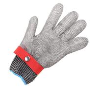 Zkydhbd Gants de travail en acier inoxydable résistant aux coupures en maille métallique anti-coupure pour la cuisine en plein air pour la pêche