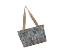 Zkydhbd Grand sac à motif oriental pour bureau - Design ergonomique - En toile pratique - Compartiments de rangement pratiques - Sac de travail organisationnel avec compartiments, bleu, One Size
