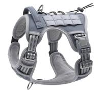 Zkydhbd Harnais réfléchissant pour chien - Gilet de dressage réglable pour animal domestique - Pour l'entraînement, la marche, la natation, la randonnée
