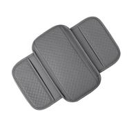 Zkydhbd Housse d'accoudoir de voiture en cuir souple et solide avec design antidérapant et poches latérales spacieuses pour console centrale coussins d'accoudoir réglables