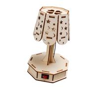 Zkydhbd Jouet d'activité amusant et pratique en bois, veilleuse pour enfants, compétences logiques et aventures de découverte des couleurs, encourage les expériences scientifiques