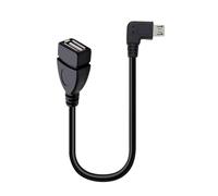 Zkydhbd L'adaptateur USB A vers USB coudé économe en espace prend en charge la fiabilité du transfert de données de 480 Mbps et le stockage compact. Adaptateur USB mâle vers USB femelle