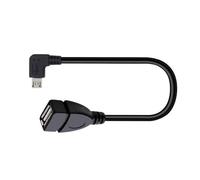 Zkydhbd L'adaptateur USB A vers USB coudé économe en espace prend en charge la fiabilité du transfert de données de 480 Mbps et le stockage compact. Adaptateur USB mâle vers USB femelle