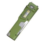 Zkydhbd Lampe de poche LED à clipser avec affichage numérique et lumière latérale pour le camping, la randonnée, la marche nocturne, la course à pied