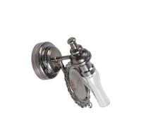 Zkydhbd Lampe murale miniature de style européen avec abat-jour transparent et éclairage LED pour maisons de poupée à l'échelle 1/12 Accessoires élégants pour maisons de poupée décors éclairage
