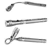 Zkydhbd Lampe torche télescopique multifonction flexible avec aimant puissant 3 LED