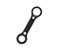 Zkydhbd Leverages étendus - Outil d'installation de pédaliers de vélo - Alliage traité thermiquement pour la mécanique domestique - Clés de pédalier usinées avec précision