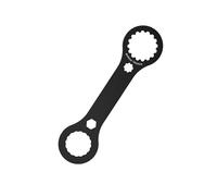 Zkydhbd Leverages étendus - Outil d'installation de pédaliers de vélo - Alliage traité thermiquement pour la mécanique domestique - Clés de pédalier usinées avec précision