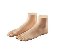 Zkydhbd Lot de 2 répliques de pieds femelles en PVC pour la construction de pieds - Outil d'entraînement d'anatomie adapté pour le marketing de chaussures - Serre-livres en forme de pieds faits à la