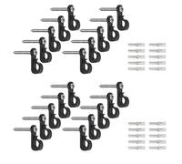 Zkydhbd Lot de 20 crochets faciles à démouler et solution pour lumières de Noël et décorations extérieures, maison, garage, nichoir à oiseaux, décoration de fête du Nouvel An, installation météo