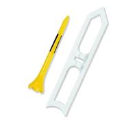 Zkydhbd Lot de 3 tees de golf Rocketry haute performance résistants aux intempéries pour débutants et joueurs professionnels