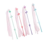 Zkydhbd Lot de 4 jouets à plumes pour chat - Pour enrichissement de l'ennui