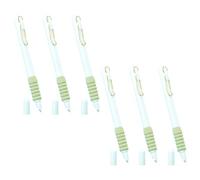 Zkydhbd Lot de 6 stylos plume rétractables à pointe fine de 0,38 mm pour la pratique de l'écriture manuscrite pour enfants, étudiants, instruments d'écriture