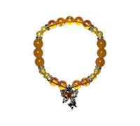 Zkydhbd Magnifique chaîne de main en cristal avec pendentif papillon en perles pour tous les jours, accessoire de fête et de célébration