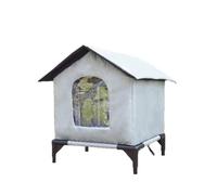 Zkydhbd Maison isolée pour chats et animaux de compagnie - Résistante aux intempéries - Pour protéger l'hiver - Facile à assembler