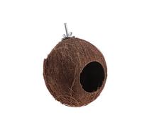 Zkydhbd Nichoir à oiseaux à suspendre en fibre de coco naturelle pour hamster et oiseaux