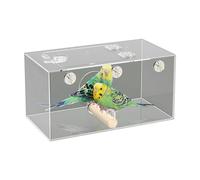 Zkydhbd Nichoir pour perroquet - Pour observation et alimentation - En acrylique transparent
