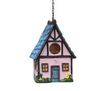 Zkydhbd Nid d'oiseau en cage peint pour colibri - cachettes d'extérieur pour petits oiseaux