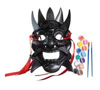 Zkydhbd Nuo Operas Blanks Light in The Dark Blanks DIY Blanks Peintable Blanc Mascarade Mardi Gras Cadeaux Nuo Operas Set