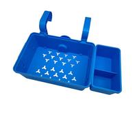 Zkydhbd Panier de piscine avec trous de drainage - Étagère au sol pour serviettes, tasses, téléphones - Panier de piscine - Organiseur de rangement pour serviettes et tasses