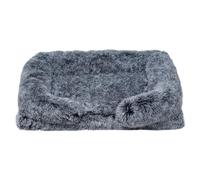 Zkydhbd Panier en fourrure pour petit chiot, chaton avec coussin amovible, multicolore pour petits chiens