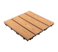 Zkydhbd Panneau de terrasse en bois composite imperméable résistant au soleil pour enfants et animaux domestiques en bois composite résistant au soleil