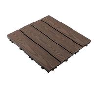 Zkydhbd Panneau de terrasse en bois composite imperméable résistant au soleil pour enfants et animaux domestiques en bois composite résistant au soleil