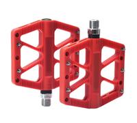 Zkydhbd Pédales larges et plates en fibres de nylon pour vélo de montagne, roulements à billes antidérapantes, faciles à utiliser