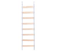 Zkydhbd Perchoir à oiseaux en bois naturel pour perroquets, conures, fournitures pour perruches, échelle, griffoirs pour petits perroquets, jouet pour oiseaux