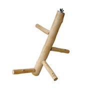 Zkydhbd Perchoir d'entraînement pour oiseaux - Perchoir pour perroquets - Jouet à meuler pour cage - Accessoires pour oiseaux