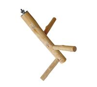 Zkydhbd Perchoir d'entraînement pour oiseaux - Perchoir pour perroquets - Jouet à meuler pour cage - Accessoires pour oiseaux