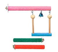 Zkydhbd Perchoir en bois avec branches en bois pour perroquets, perruches, calopsittes, conures, inséparables, perchoirs, perchoirs, jouet d'exercice pour calopsitte conure