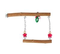 Zkydhbd Perchoir pour perroquet - Jouet balançoire pour perroquet - Jouet pour oiseau - Jouet pour perroquet - Support pour cage