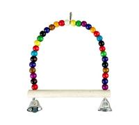 Zkydhbd Petit perroquet d'escalade avec perles lumineuses et crochet de suspension sécurisé pour cage Jouet interactif pour oiseaux pour l'exercice