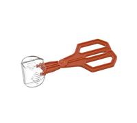 Zkydhbd Pince d'alimentation transparente pour reptiles avec poignée ergonomique pour une manipulation sûre et facile à nettoyer