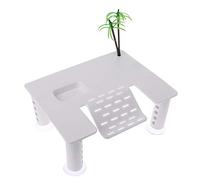 Zkydhbd Plateforme pour reptiles avec ventouse, échelle d'escalade, plate-forme flottante pour tortue pour aquarium pour dragon barbu en T, accessoires fournitures, cachette