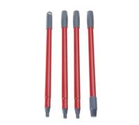 Zkydhbd Poignée de rechange en métal compatible avec 4 sections réglables pour le nettoyage de la maison et de la voiture, installation facile, bâtons de nettoyage télescopiques