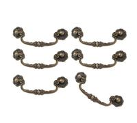 Zkydhbd Poignées traditionnelles chinoises en bronze 86 mm - Forme ergonomique - Prise en main confortable - Convient pour une utilisation dans plusieurs pièces