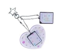 Zkydhbd Porte-clés avec affichage photo artistique avec graphismes de dessin animé lumineux pour les amateurs de culture musicale personnalisable, D, taille unique