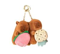 Zkydhbd Porte-clés Capybaras amusant et tendance en peluche robuste personnalisable avec pendentif pour des styles uniques en peluche, C, taille unique