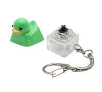 Zkydhbd Porte-clés de poche en forme de canard sensoriel anti-stress pour les amateurs d'ordinateur et cadeau en forme de canard thérapeutique pour le travail