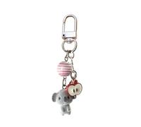 Zkydhbd Porte-clés élégant en forme d'animal - En résine robuste et alliage - Pour femme tendance - Utilisation quotidienne - Décoration de sac de téléphone, koala, taille unique