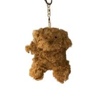 Zkydhbd Porte-clés ours en peluche avec pendentif en forme de poupée pour femme, sac à main, sac à dos, décoration de voiture, accessoires de voiture Schaffer Möhrchen Hase
