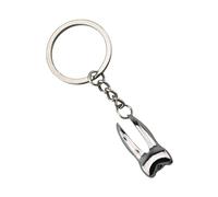 Zkydhbd Porte-clés robuste en alliage de zinc en forme de dent - Accessoire portable pour cliniques dentaires et événements industriels - Usage quotidien - Style décontracté, Dents artificielles Sil