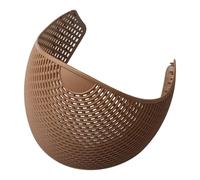 Zkydhbd Porte-hijab souple en polycarbonate pour écharpe avec design léger, idéal pour les femmes, café, taille unique