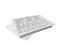 Zkydhbd Porte-perles transparent multifonction avec poches individuelles pour un tri efficace des couleurs et des tailles
