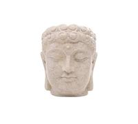 Zkydhbd Pot de fleurs en résine en forme de tête de bouddhas pour intérieur ou extérieur, décoration de jardin et plantes grasses