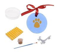 Zkydhbd Préservez les empreintes de pattes de votre ami à fourrure dans un beau présentoir avec cet ensemble simple de souvenirs pour chien à faire soi-même